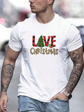 Get festive and fashionable with our Men's Christmas Print T-Shirt! This versatile piece features a round neck and short sleeves for a casual and comfortable fit. Perfect for spreading holiday cheer with a playful touch. (Pair with your favorite jeans and sneakers for a casual holiday look!)