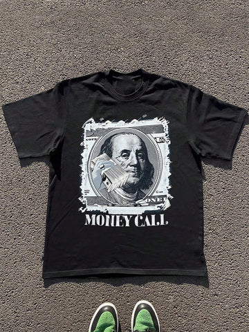 Score big with this Men's Fashion Dollar Sign Novelty Graphic T-Shirt. Show off your unique style with this playful and quirky shirt that features a bold dollar sign graphic. Made with high-quality materials, this shirt is comfortable and stylish. Perfect for standing out in a crowd and making a statement.