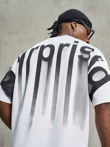 Elevate your casual wardrobe with this men's graphic t-shirt, designed for modern street style. Featuring a bold letter design on the chest, this tee combines contemporary aesthetics with everyday comfort. The classic round neckline and short sleeves offer a versatile fit perfect for layering or wearing solo. Crafted for durability and easy care, it's an essential piece for building a laid-back, fashion-forward look.