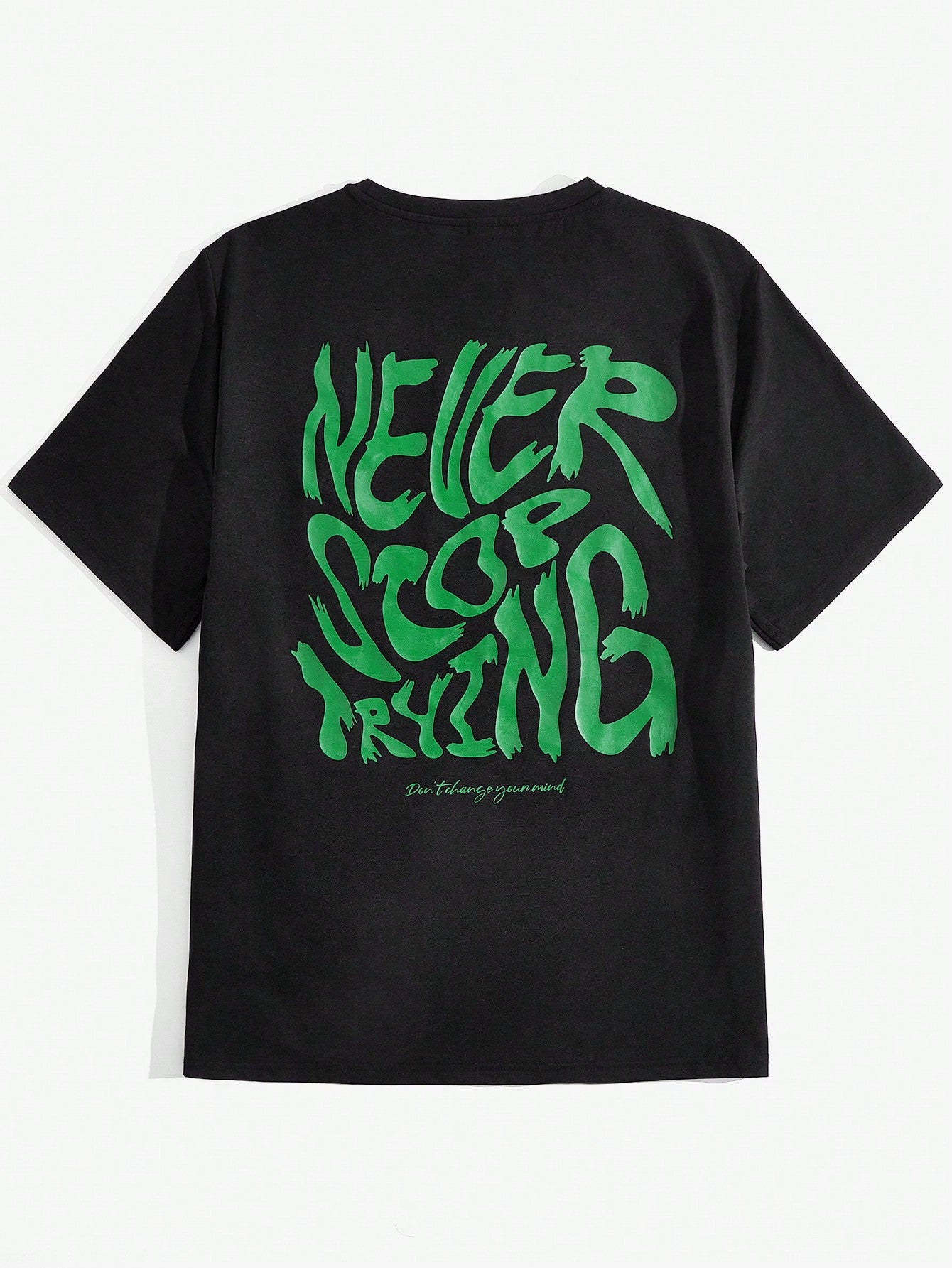 Stay stylish and comfortable all day with our Men's Letter Print Casual T-Shirt. The stylish letter print adds a touch of personality while the soft fabric ensures all-day comfort. Perfect for any casual occasion, make a statement without sacrificing comfort.