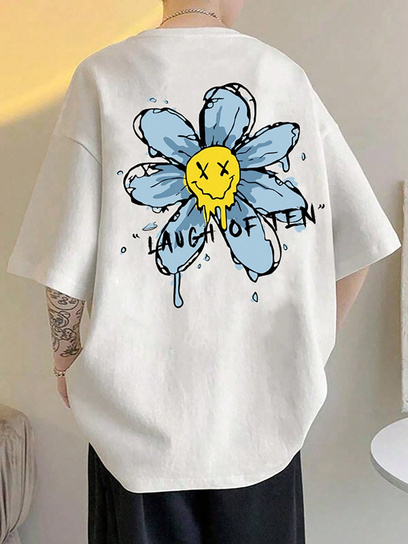 Embrace vacation vibes with this Men's Loose Fit T-Shirt featuring a hilarious cartoon face and cheeky slogan. Its relaxed cut ensures comfort all day, while the playful design sparks smiles and good times with friends. Perfect for laid-back adventures or casual hangouts, this tee brings fun wherever you go.