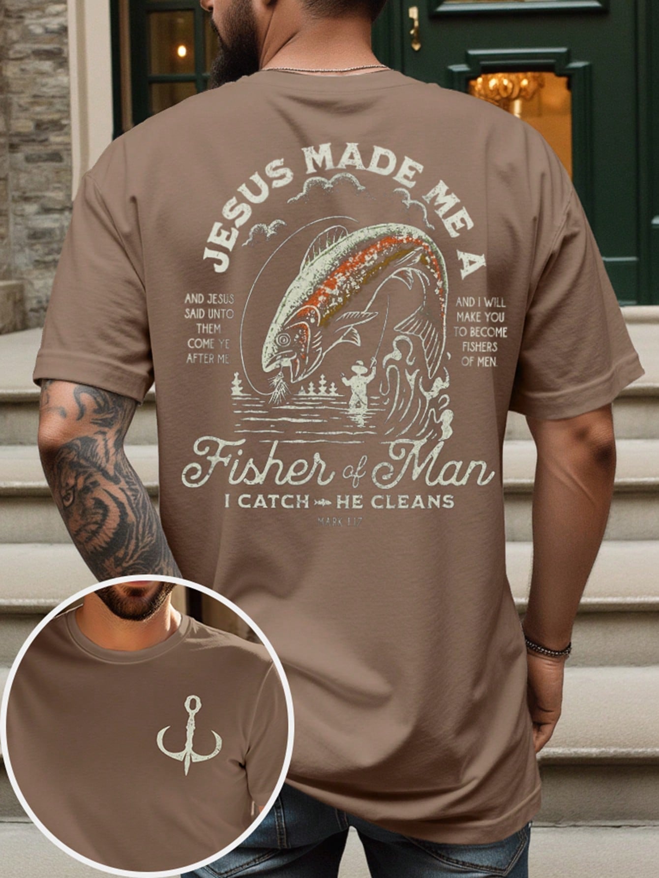 This isn't just any t-shirt – it's your new go-to wingman for style emergencies! Our Men's Minimalist Casual T-Shirt rocks a standard fit that's roomy enough for dad moves but trim enough for cool-guy vibes. Slip into effortless style whether you're grocery shopping or pretending to understand craft beer. Warning: may cause compliments from strangers and jealous glances from over-dressed friends.