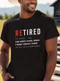 Step back in time with this Men's Retro Cotton Printed T-Shirt, designed to bring a playful vibe to your casual summer days and retirement parties. Made from soft, breathable cotton, it keeps you cool and comfortable while showcasing a fun vintage print that sparks conversation. Whether you're relaxing at a barbecue or celebrating a milestone, this tee adds a touch of nostalgic charm to your laid-back style.