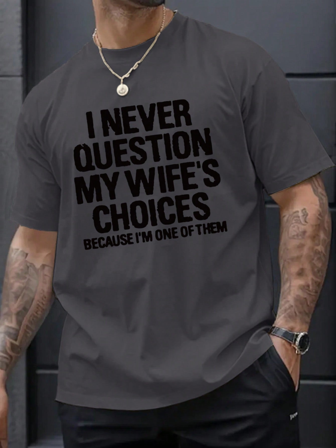 Show off your personality this summer with our Men's Short Sleeve T-Shirt. Featuring a bold slogan print, this t-shirt allows you to express yourself while staying cool and comfortable in the summer heat. Made with high-quality material, this t-shirt is perfect for casual outings and making a statement.