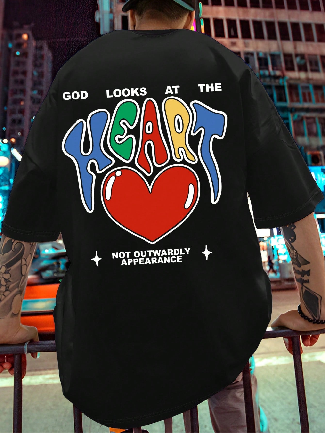 Unleash your godlike style with this men's summer t-shirt! Featuring a fun and playful letter print, this round neck tee is made of 100% polyester for maximum comfort and style. Let everyone know who's in charge with this unique and stylish shirt.