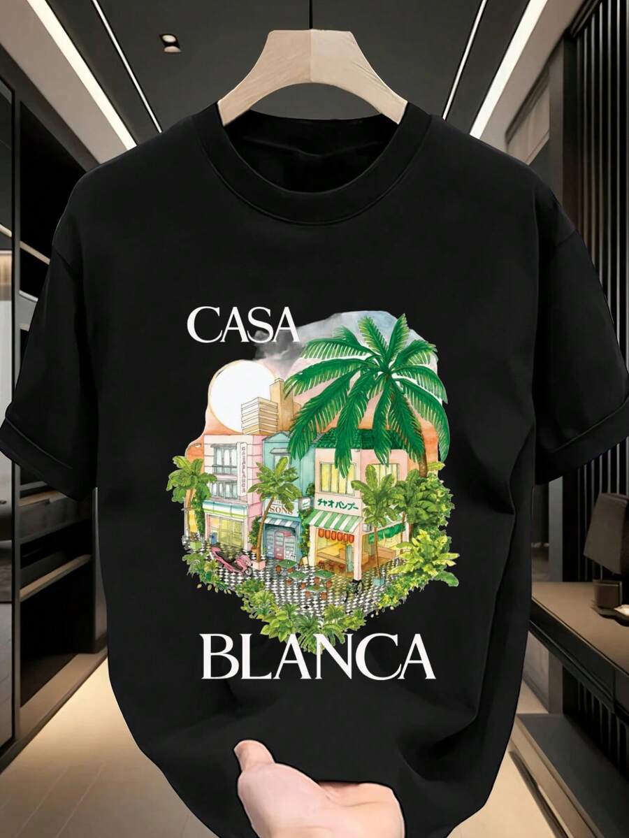 Serve up style on and off the court with this Men's Tennis Theme Graphic T-Shirt! Made from 100% soft cotton, it keeps you comfy whether you're cheering from the sidelines or hitting a few practice swings. The unisex crew neck fits just right and makes it a perfect gift for any tennis fan ready to ace their match day look. Game, set, match your wardrobe with fun and comfort!