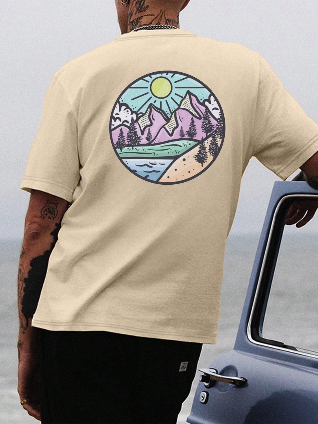 Add a pop of personality to your wardrobe with our Men's Unique Printed Casual T-Shirt. This stylish and comfortable shirt features fun and eye-catching prints, perfect for expressing your individuality. Stand out from the crowd in this must-have addition to your closet.