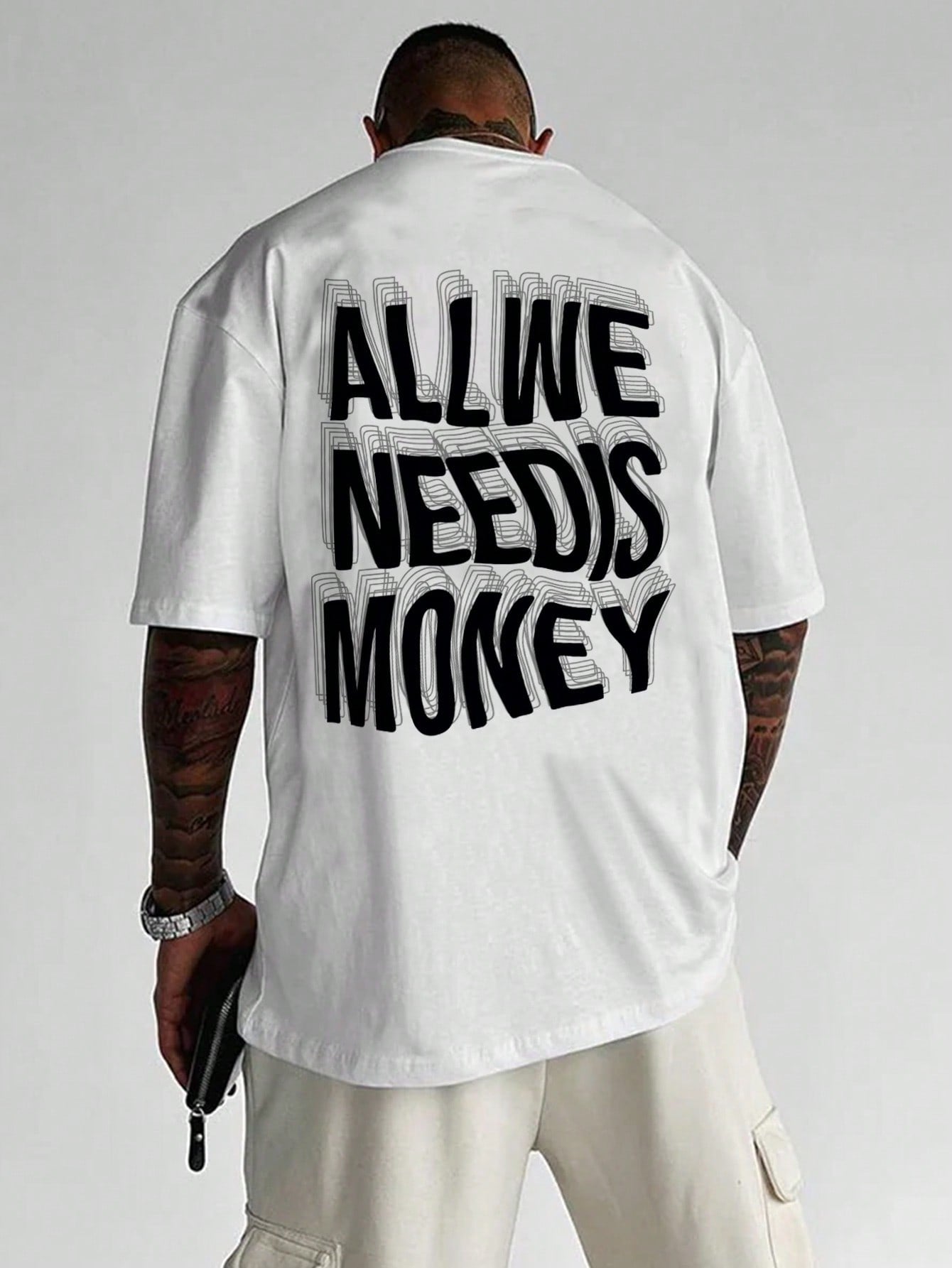 This isn't just any t-shirt – it's your new go-to wardrobe hero! Our Men's Versatile Crew Neck tee combines comfort with cool factor, featuring a trendy letter print that does the talking for you. The solid color backdrop keeps it classy while the short sleeves are ready for whatever adventure you're plotting. Perfect for casual Friday, weekend wanderings, or just making your morning coffee run a little more stylish. Throw it on and watch the compliments roll in!