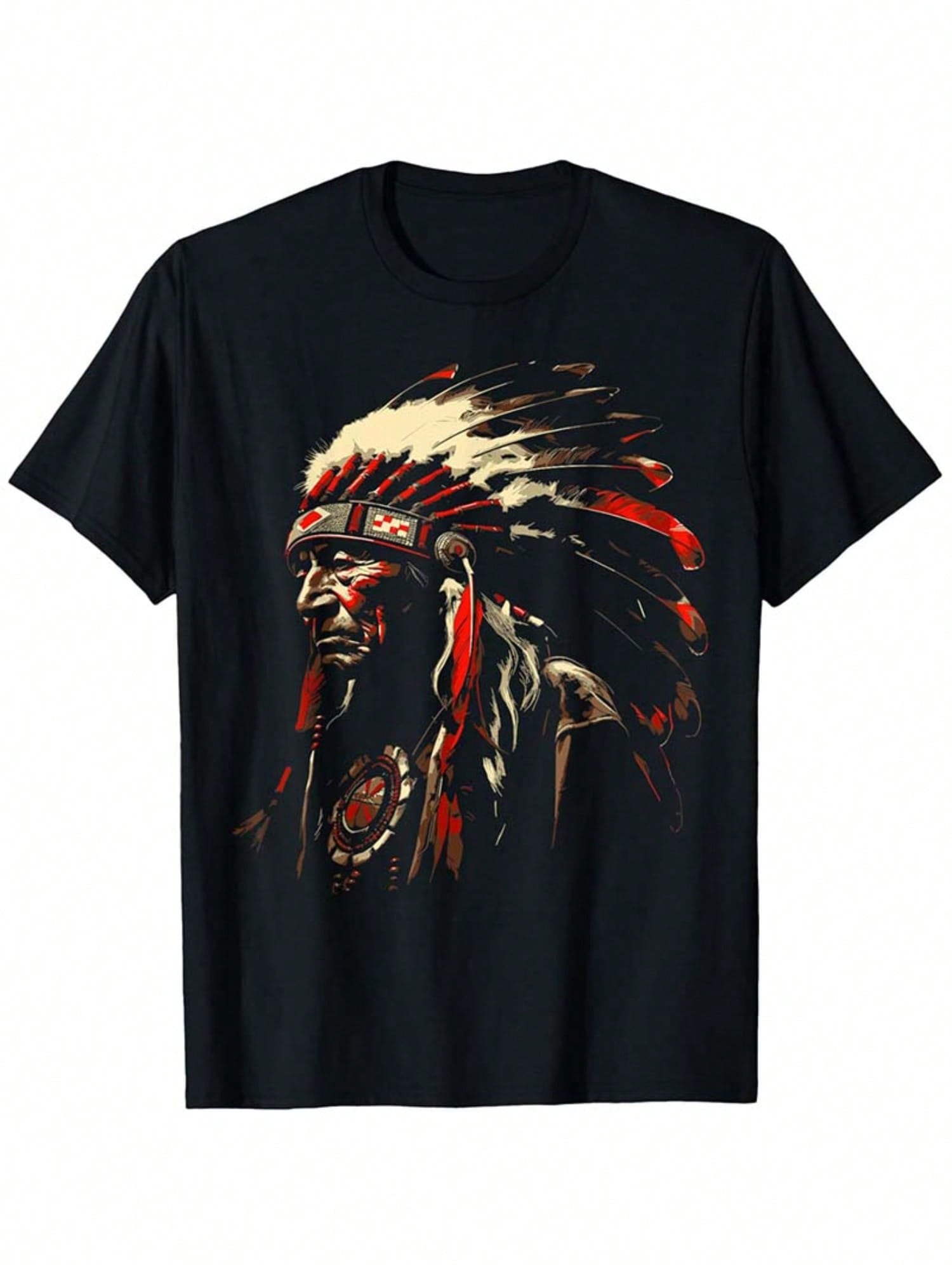 Unleash your inner artist with this eye-catching Vintage Feather Portrait Print T-Shirt! Perfect for guys who want to stand out without trying too hard. The unique feather design turns heads while the comfy fit keeps you cool during coffee runs, weekend hangouts, or whenever you're feeling too awesome for a regular tee. Casual style never looked this fun!