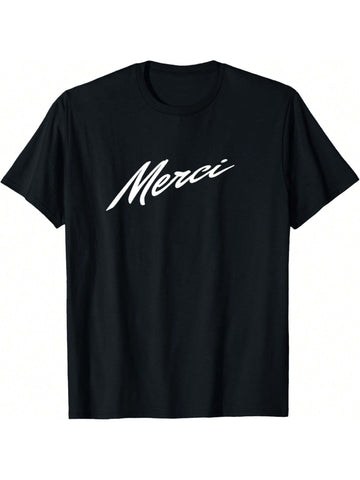 Revel in the joie de vivre with our Merci Graphic T-Shirt! Featuring a stylish graphic and French charm, this tee is perfect for elevating your wardrobe. Say oui to effortless style and merci for choosing our tee.