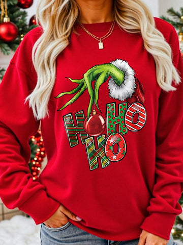 Stay stylish and cozy this holiday season with our Merry Christmas Round Neck Sweatshirt for Women. Perfect for the cooler months, this sweatshirt features a comfortable and casual style that is perfect for any autumn or winter outfit. Embrace the festive spirit with this must-have piece.