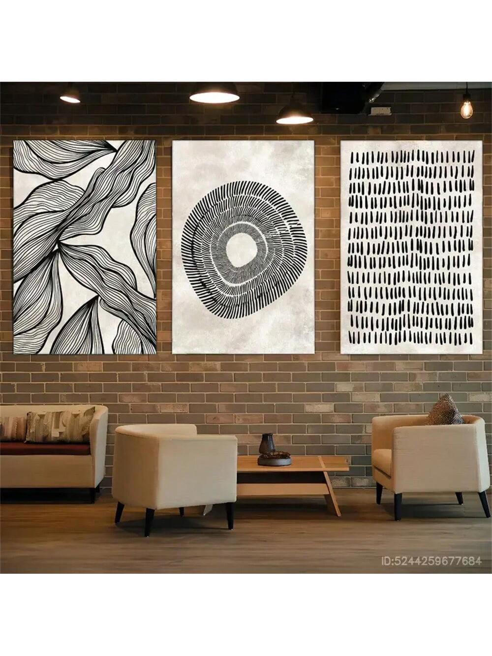 Add a dash of modern charm to your space with these Minimalist Abstract Line Wall Art Sets. Featuring sleek geometric shapes on canvas, they bring effortless style and a playful vibe to any room. Perfect for those who love clean lines and bold design without the fuss. Transform your walls into a gallery of simple sophistication!