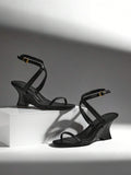 Step into warm-weather style with these Minimalist Ankle Strap Wedge Sandals for Women, designed to bring effortless elegance and all-day comfort to your everyday wardrobe. The clean, modern silhouette pairs beautifully with dresses, jeans, shorts, skirts, and linen outfits, making these wedges a versatile choice for everything from weekend brunches to beach vacations and casual evenings out.