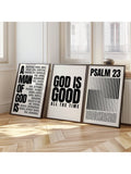Bring a touch of faith and style to your space with this minimalist black and white canvas featuring a meaningful Christian Bible verse. Perfect for brightening your home or dorm, it combines simplicity with inspiration. Let your walls do the talking with this sleek and uplifting piece that adds both character and calm to any room.