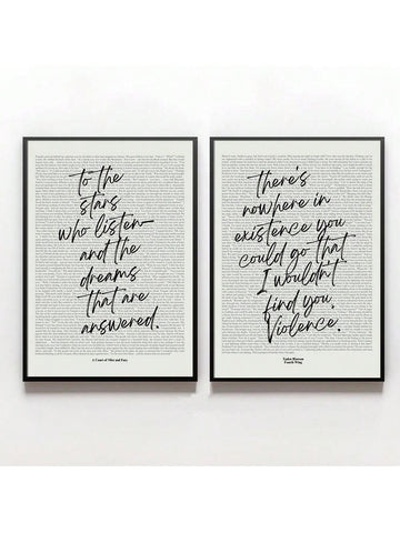 Add a spark of inspiration to any space with this Minimalist Book Quotes Wall Art Set. Perfect for book lovers and dorm rooms, each piece features clean, simple designs paired with motivational quotes to keep you turning pages and chasing dreams. Light, stylish, and ready to brighten your walls with literary charm and playful encouragement.