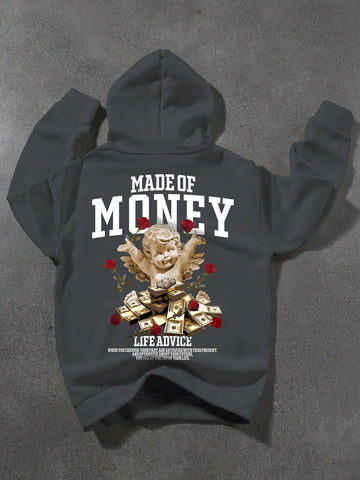 Stay stylish and comfortable with our Minimalist Casual Hoodie for Men. Featuring a trendy letter print and long sleeves, this pullover is the perfect addition to any casual outfit. Keep it cool and effortless with our must-have hoodie.