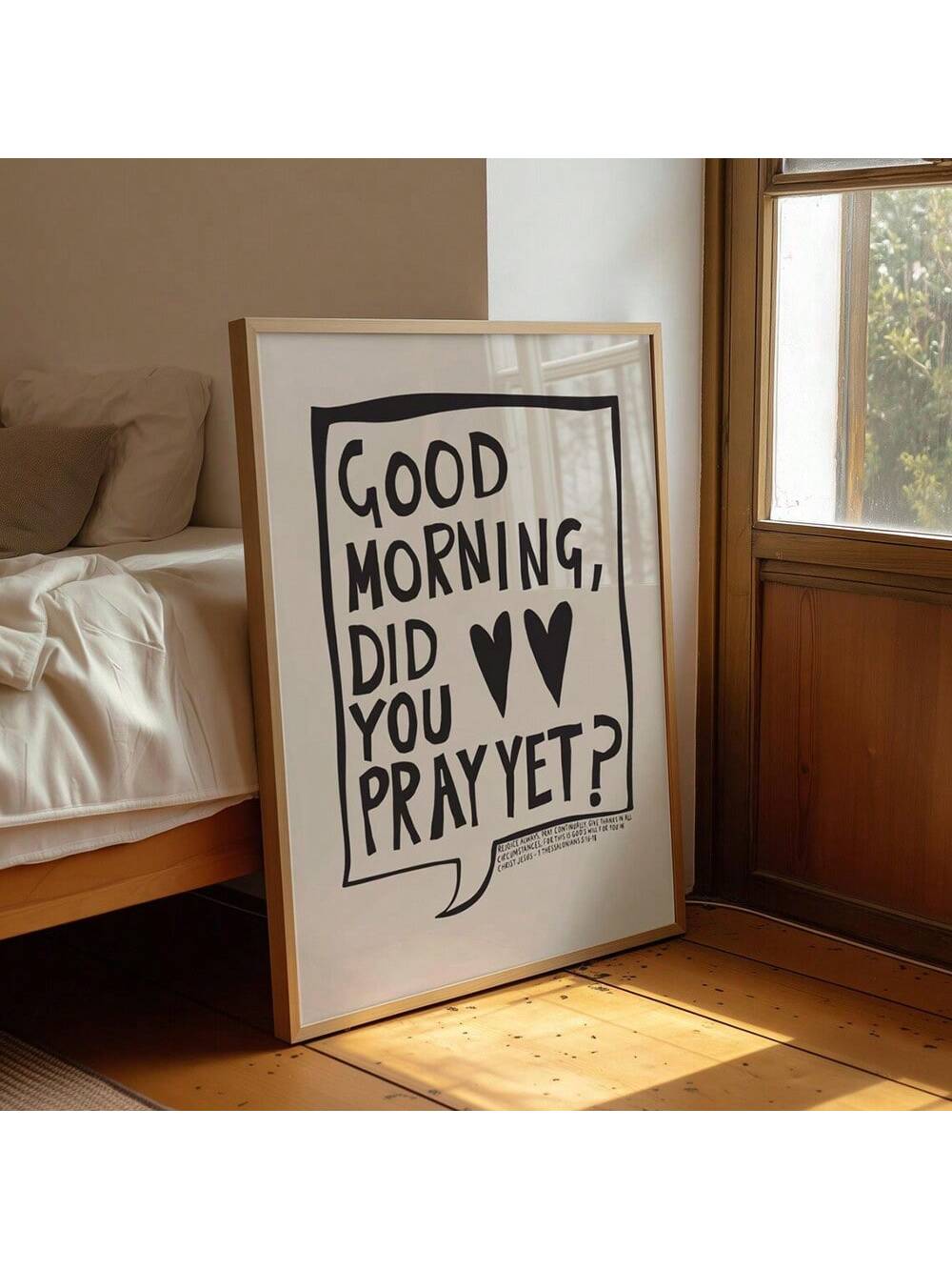 Transform your space with this minimalist Christian scripture canvas art that brings spiritual inspiration straight to your walls. Featuring clean lines and modern design, this piece celebrates faith through elegant typography and thoughtful imagery. Perfect for bedrooms, living rooms, or apartments, it sparks meaningful conversations while adding a touch of grace to your décor. Whether you're seeking daily encouragement or a meaningful gift for someone special, this Bible verse wall art combines contempora