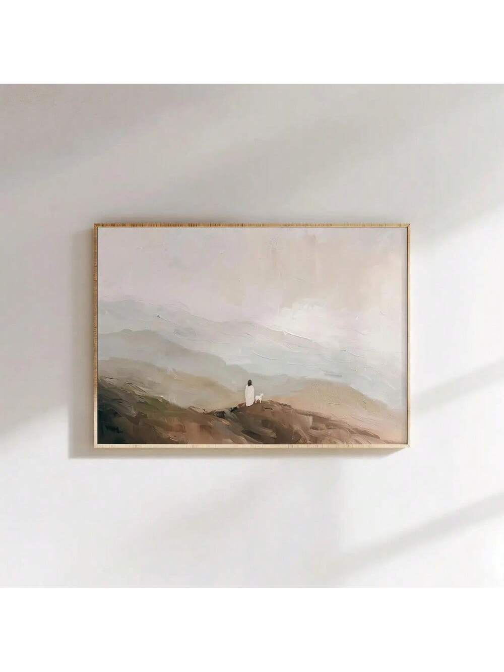 Elevate your home décor with our 'Leaves the 99' Christian Canvas Print featuring a minimalist Jesus artwork. Showcasing a modern and unique design, this canvas print brings a touch of faith and style to any room. Perfect for those who don't take themselves too seriously and appreciate quirky décor.