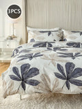 Bring a fresh breeze to your bedroom with this Modern 3-Piece Leaf Print Duvet Cover Set! Featuring a lively leaf pattern, it adds a playful touch to your space while keeping you cozy all year round. The set includes matching pillowcases for a perfectly coordinated look that’s as stylish as it is comfy. Perfect for those who love a splash of nature with a modern twist!