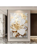 Elevate your space with our Modern Abstract Golden Flower Canvas Art! This frameless beauty brings a touch of minimalist magic to any room. The golden floral design dances across the canvas, adding a playful pop of elegance without overwhelming your decor. Perfect for that empty wall that's been begging for some personality. Hang it in your living room to impress guests or in your bedroom for a touch of luxury you deserve!