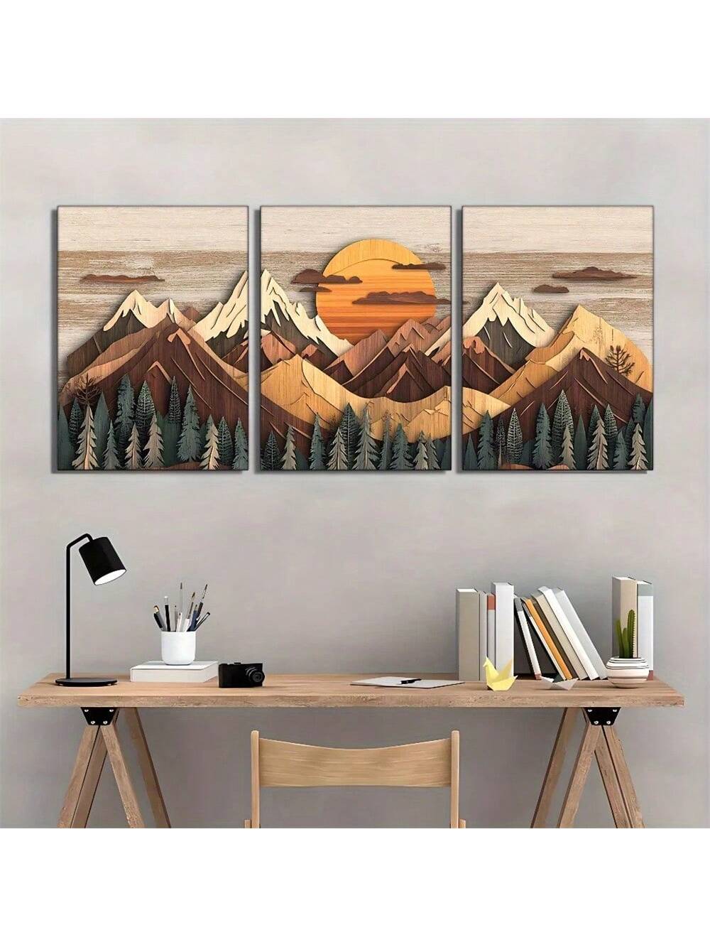 Add a splash of adventure and whimsy to any room with these Modern Abstract Mountain Landscape Canvas Art Prints. Their bold shapes and playful colors bring a fresh, imaginative vibe to your home or office, sparking creativity and elevating your space with nature-inspired charm. Perfect for those who love a quirky twist on the great outdoors!