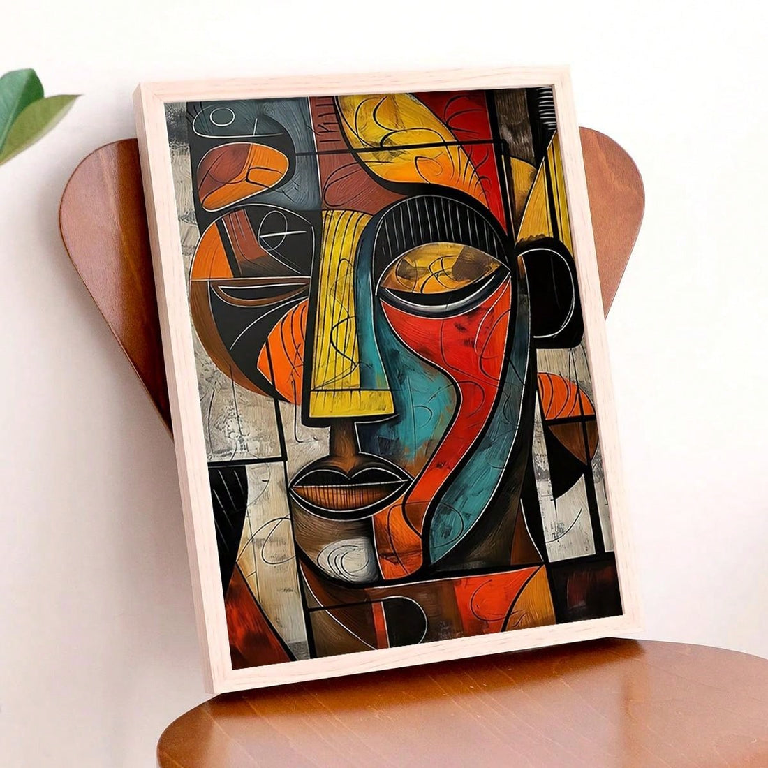 Add some culture and vibrancy to your space with our Modern African Style Abstract Canvas Wall Art. These unframed prints are the perfect addition to any living room, bedroom, café, or dining room. Elevate your décor with unique and eye-catching pieces.