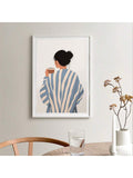 Add a splash of charm and color to your space with this Modern Canvas Stripe Wall Art. Featuring playful abstract stripes in soft, feminine hues, it’s perfect for brightening up your home or kitchen. Lightweight and easy to hang, this piece brings a fresh, artistic vibe without any hassle. Let your walls do the talking with this fun and stylish decor!