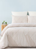 Add a splash of fun and flair to your bedroom with this Modern Geometric Pattern 3-Piece Bedding Set. Crafted from cozy polyester flannel, it includes a duvet cover and matching pillowcases that bring warmth and style together. The bold geometric design adds a playful twist, making bedtime something to look forward to every night!