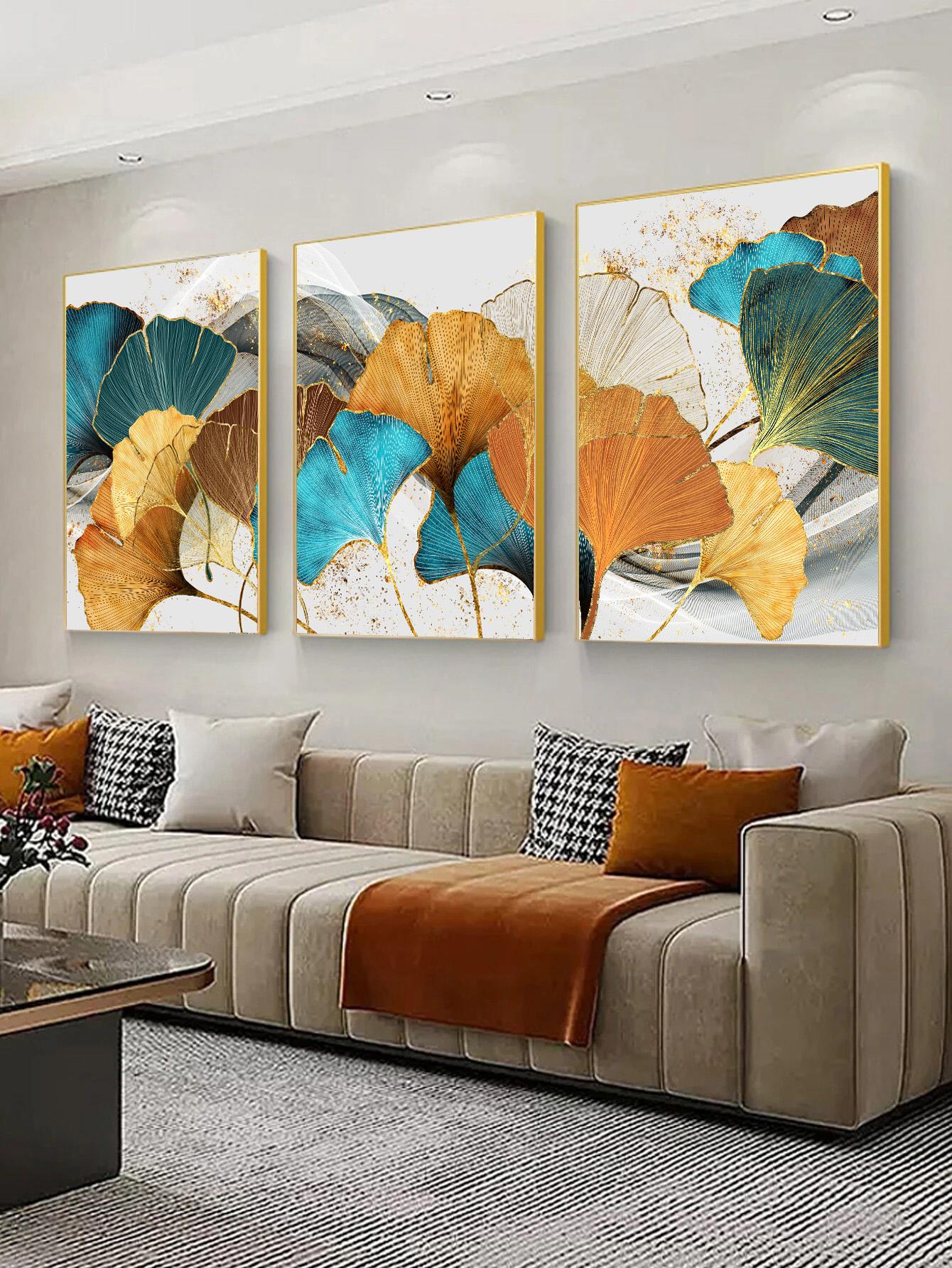 Transform your space with our playful Modern Ginkgo Biloba Canvas Art Set! This unframed 3-piece collection brings nature's whimsy to your walls with stylish botanical designs. Perfect for adding a pop of personality to any room, or as a fun gift that says "I know good art when I see it!" No frames needed—just hang and enjoy the compliments.