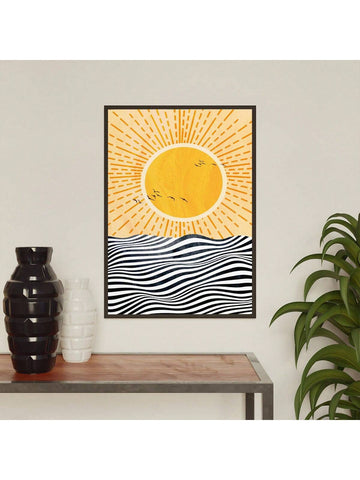 Brighten your space with the Modern Sunshine and Waves Canvas Art! This wall hanging brings a playful splash of bohemian charm, blending sunny vibes and gentle waves to create a cheerful atmosphere. Perfect for adding a touch of warmth and whimsy to any room, it’s an easy way to refresh your home decor with a fun, artistic flair.