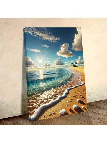 Transform your space with this stunning modern tropical beach canvas art. Featuring vibrant coastal imagery and contemporary design, this ready-to-hang piece brings the serene beauty of seaside living directly to your walls. Perfect for living rooms, offices, and beach homes, it adds warmth and relaxation to any environment. The high-quality canvas captures rich colors and fine details that complement both minimalist and eclectic décor styles. Simply hang and enjoy—no additional framing needed. 