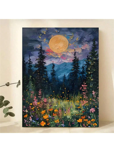 Transform your space into a mystical oasis with Moonlit Wildflowers: Mystical Midnight Enchantment Wall Art. Featuring stunning moonlit wildflowers, this enchanting piece will elevate any room's atmosphere. Crafted with intricate details and captivating colors, it's the perfect addition for anyone seeking a touch of magic in their home.