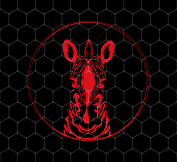 Mountain Zebra, Red Zebra, Vintage Zebra, Zebra In Circle, Png For Shirts, Png Sublimation