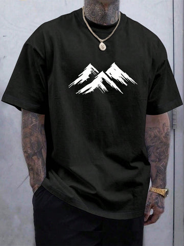 Conquer your day with style in our Mountain Adventure Graphic Tee! This casual black short sleeve is perfect for any occasion, adding a touch of adventure to your everyday look. Embrace the outdoors and express your playful side with this quirky and fun graphic tee.