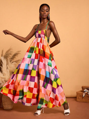 Step into sunshine and good vibes with this Multi-Color Boho Spaghetti Strap Sundress! Its vibrant hues and breezy design make it your go-to for concerts, vacations, or weddings. Lightweight and effortlessly stylish, it keeps you cool while turning heads wherever you go. Embrace your playful side and let this sundress be your ticket to endless summer fun!
