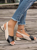 Step into style with these fabulous multicolor peep toe sandals! Featuring a comfortable 2-inch heel that's easy to walk in all day, these plus-size beauties bring a fun pop of color to any outfit. The playful multicolor design works with everything from casual dresses to weekend wear, while the peep toe adds a flirty touch. Perfect for those who refuse to compromise on comfort or fashion, these trendy sandals are your new go-to for looking effortlessly chic.