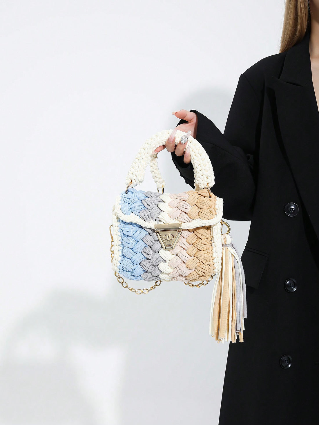 Introducing the Chic Collar Crossbody - the perfect fashion accessory and phone holder in one! Stay stylish and hands-free with this sleek and comfortable crossbody bag. With a secure phone pocket and adjustable strap, this accessory is perfect for any occasion.