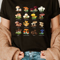 Experience the magic of mushrooms with this versatile Women's Casual Top. Made with a comfortable blend of fabrics and featuring short sleeves and a classic neck T-shirt design, this top is perfect for everyday wear. Add some fun and whimsy to your wardrobe with Mushroom Magic.