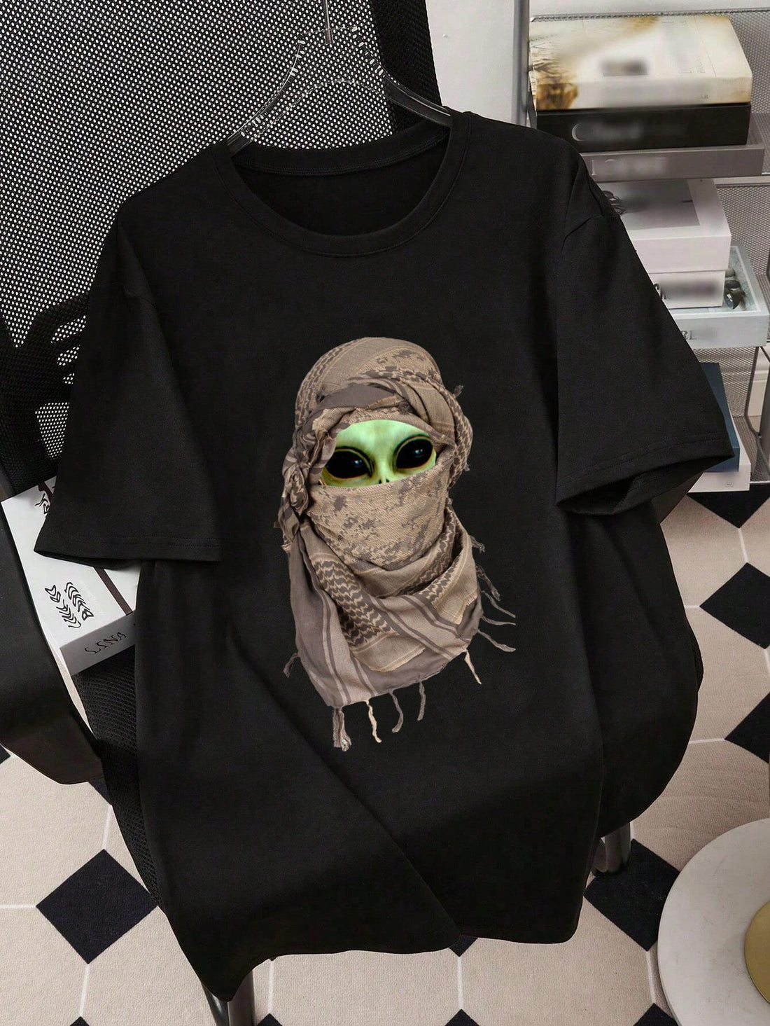 Stay stylish and cool this summer with our Out of this World Men's Alien Printed Casual T-Shirt. This unique tee features an eye-catching alien print, perfect for sci-fi enthusiasts. Made with lightweight and breathable material, it's perfect for staying comfortable in summer.