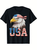 Show your American pride with this fun and bold Patriotic USA T-Shirt featuring a striking bald eagle and the iconic flag. Perfect for men, boys, and teens, it’s a great way to celebrate family, friends, and freedom. Whether for a holiday or everyday wear, this tee makes a fantastic gift that’s sure to bring smiles and patriotic vibes wherever you go!