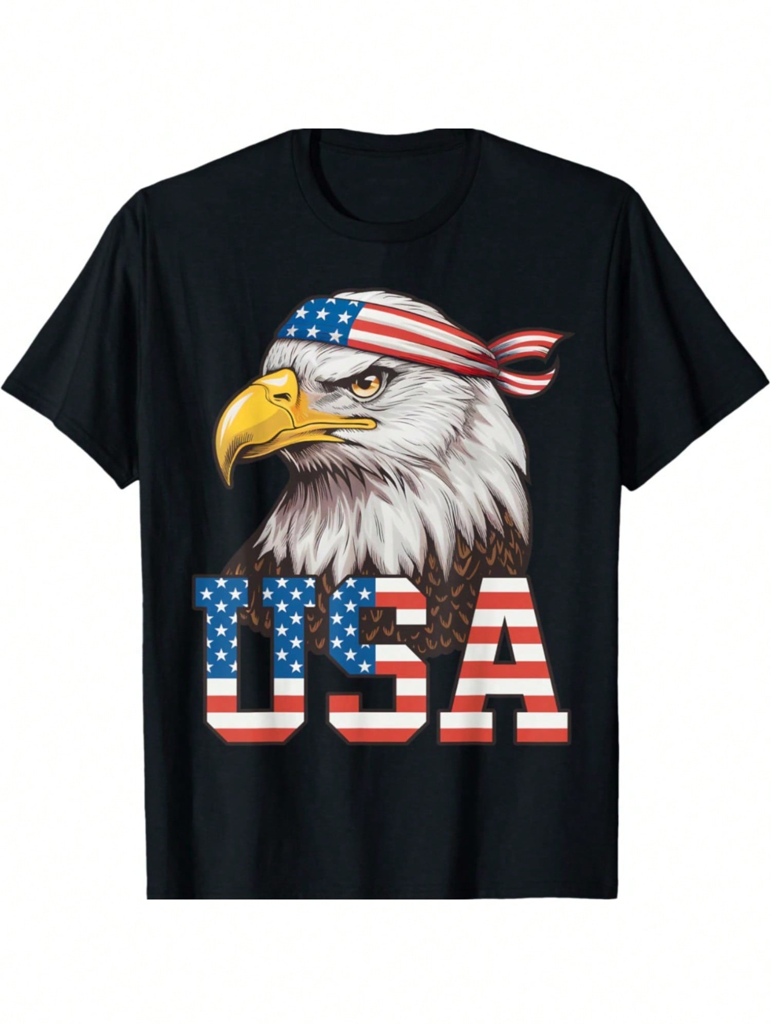 Show your American pride with this fun and bold Patriotic USA T-Shirt featuring a striking bald eagle and the iconic flag. Perfect for men, boys, and teens, it’s a great way to celebrate family, friends, and freedom. Whether for a holiday or everyday wear, this tee makes a fantastic gift that’s sure to bring smiles and patriotic vibes wherever you go!