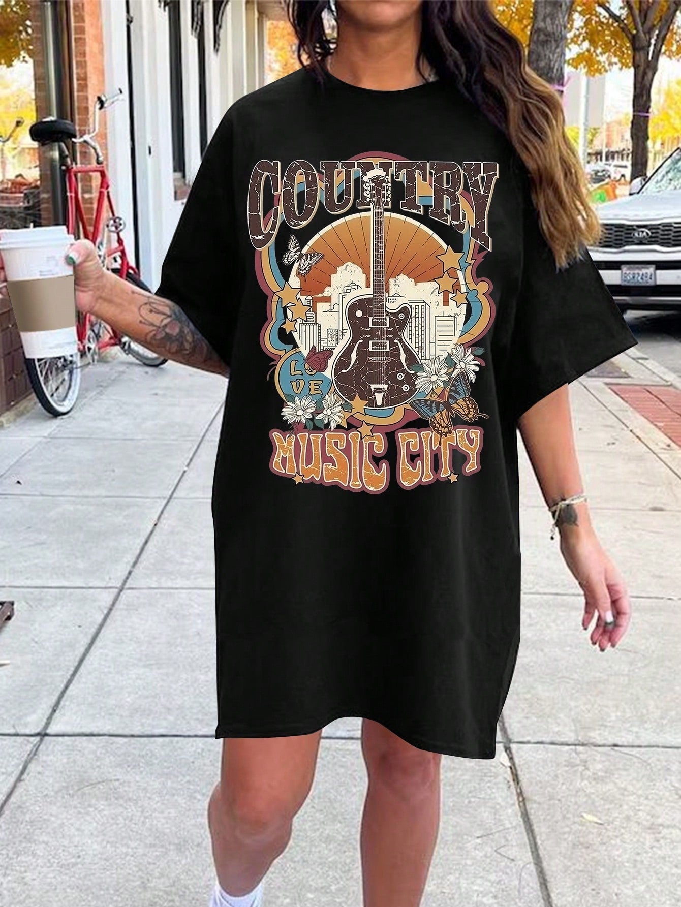 Unleash your fashion-forward style with our Pattern Printed Short Sleeve T-Shirt Dress! Perfect for any occasion, this dress combines comfort and style in one. With a unique pattern print and trendy short sleeves, you'll turn heads wherever you go. Upgrade your casual wear game with this must-have dress.