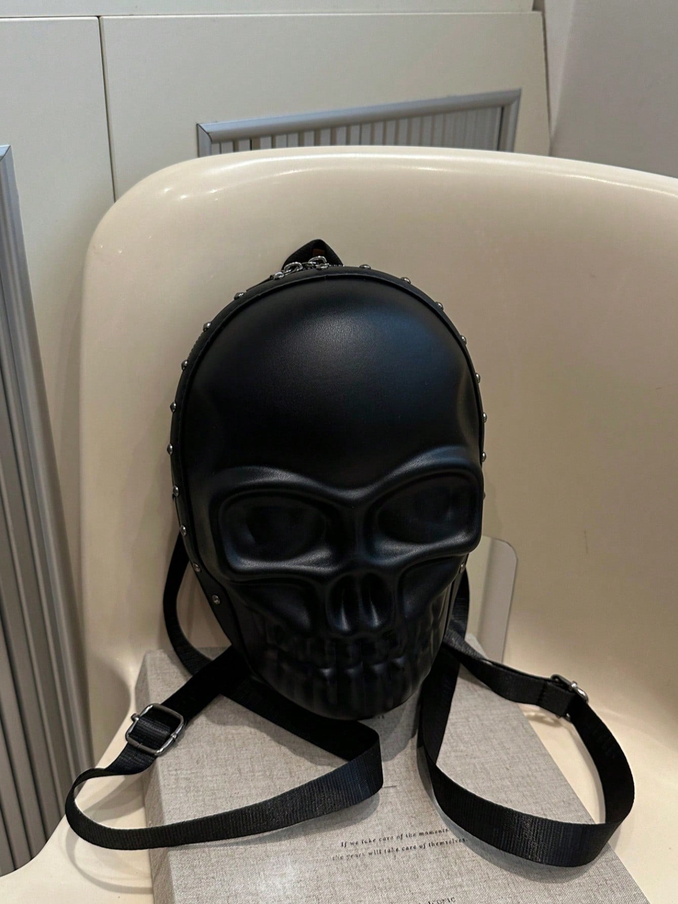 Carry your spooky style everywhere with this Personalized Halloween Skull Backpack for Women. Designed with a large capacity, it easily fits all your essentials for college, work, or travel. The eye-catching skull design adds a fun, edgy vibe to your outfit while keeping you organized and ready for any adventure. This backpack is perfect for those who want to embrace Halloween spirit year-round with a practical, stylish touch.
