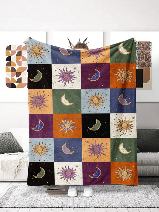 This personalized sun pattern flannel blanket makes the perfect gift for anyone! With its soft and cozy material, it's perfect for snuggling up on the sofa or keeping warm in bed. The unique sun pattern adds a touch of style to any room. Personalize it for an extra special touch.