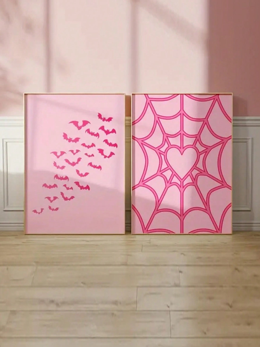 Create a stylish and modern atmosphere in your home with our Pink Series Abstract Canvas Poster Set. Featuring a stunning pink color scheme, this wall decor is perfect for any sofa background. Made of high-quality canvas, this painting is both decorative and durable. Elevate your space with our elegant and trendy poster set.