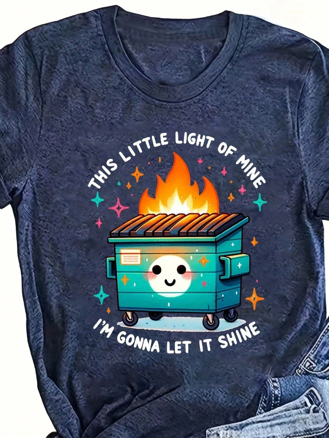 Add a touch of fun to your wardrobe with our Playful Cartoon T-Shirt! Made for everyday comfort, this shirt features a quirky slogan print that will make you stand out. Perfect for those who don't take themselves too seriously. (Go ahead, express yourself!)