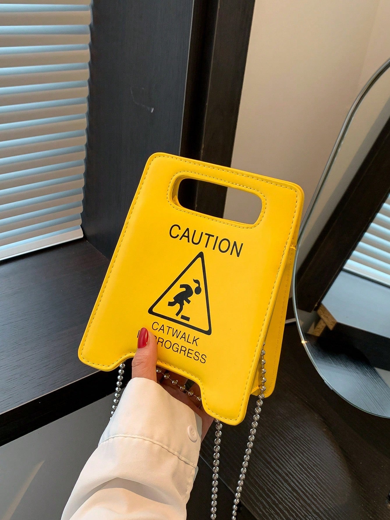 Elevate your night club style with the Playful Reminder Backpack: Women's Personalized Crossbody Bag. Featuring a unique design and personalized touch, this bag is the perfect accessory for a fun night out. Keep your essentials close and make a statement with this playful and functional bag.