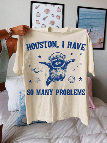 Bring some playful summer vibes into your wardrobe with our Raccoon Graphic Oversized Tee. Effortlessly stylish, this tee will add a fun touch to any outfit. Embrace your inner quirkiness with this must-have piece!