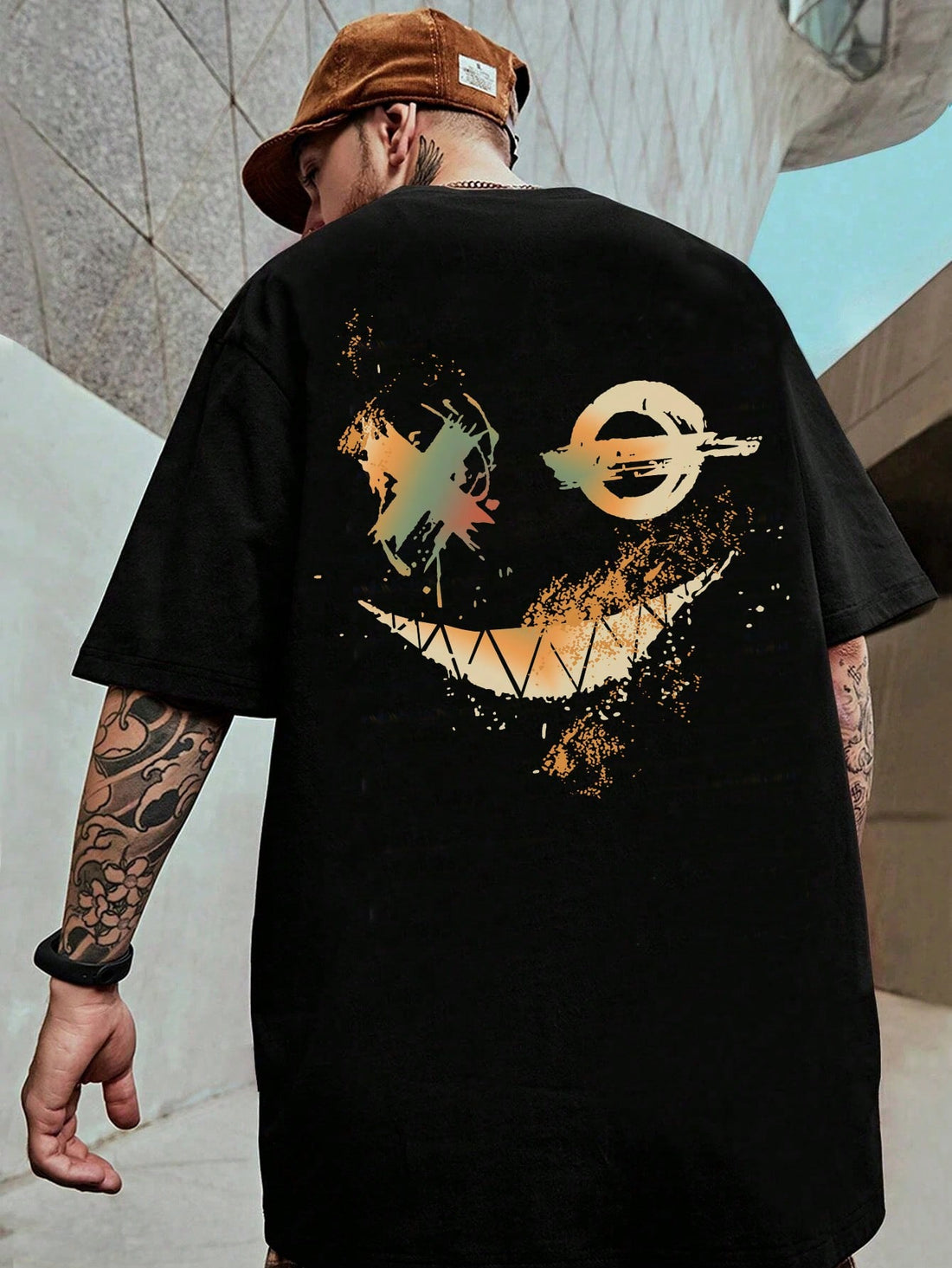 This oversized tee isn't just a shirt—it's your new secret weapon! With its drop shoulder design and eye-catching graphic print, you'll turn heads whether you're grabbing coffee or hitting the club. Comfort meets urban cool in this plus-size stunner that refuses to compromise on style or swagger. Your everyday wardrobe just got a serious upgrade!