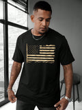 Show off your patriotic spirit in style with this Plus Size American Flag Print Crew Neck Tee for Men. Perfect for casual summer days and streetwear vibes, this tee combines comfort with bold, eye-catching design. Its relaxed fit keeps you cool and confident while celebrating your love for the stars and stripes. Whether you're hitting the block or chilling with friends, this shirt brings fun and flair to your everyday look.